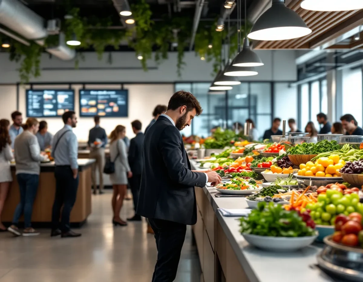 La montée en puissance de la cuisine végétale dans les entreprises
